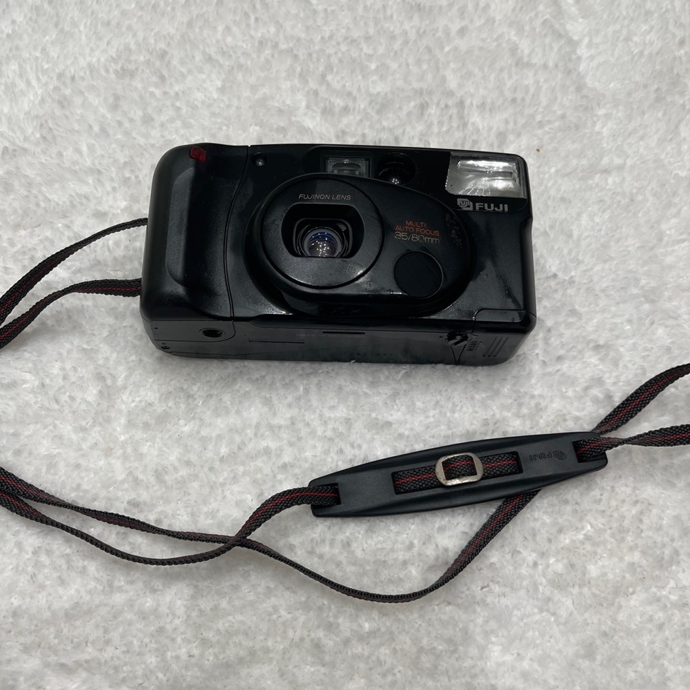 Fuji Tele Cardia Super-III Point & Shoot 35mm Film Camera - UNTESTED